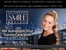 Tablet Screenshot of nwsmiledesigns.com